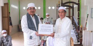 Bupati Anwar Sadat Safari Jumat di Masjid Baiturrahman Dusun Pidada Tungkal IV Desa