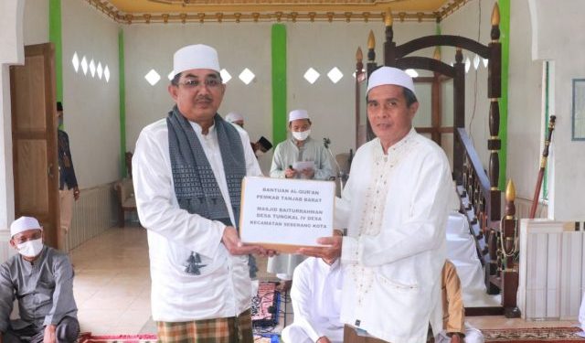 Bupati Anwar Sadat Safari Jumat di Masjid Baiturrahman Dusun Pidada Tungkal IV Desa