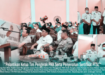 Bupati Fadhil Arief Hadiri Pelantikan Ketua TP-PKK Wilayah Bajubang