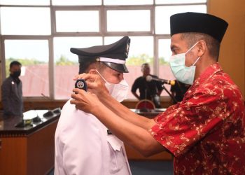 Sekda Batanghari Lantik Saipul Anwar Jadi Pejabat Kades Matagual