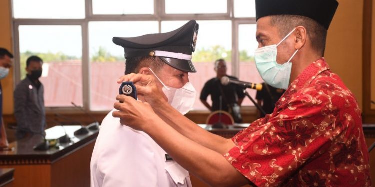 Sekda Batanghari Lantik Saipul Anwar Jadi Pejabat Kades Matagual