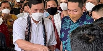 Waka DPRD Provinsi Jambi Pinto Dampingi Menko Marves Luhut Minum Kopi Merangin