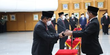Mendagri Lantik Lima Pejabat Pimpinan Tinggi Madya