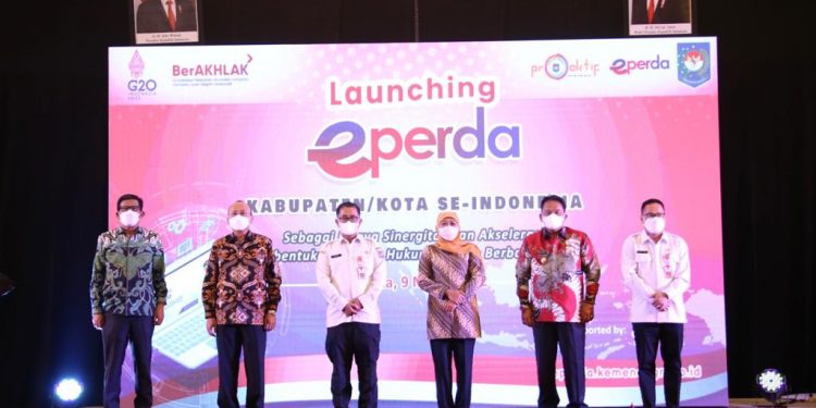 Bangun Sinergisitas dan Integrasi Produk Hukum Daerah, Kemendagri Launching Aplikasi e-Perda
