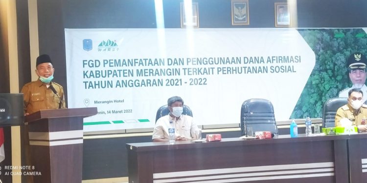 Bupati Merangin : Hutan Lestari Masyarakatnya Sejahtera
