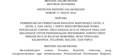 PPKM Kembali diperpanjang, Kabupaten Merangin Masih Berstatus Level 2