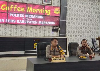 Coffe Morning Bersama Wartawan, Kapolres Merangin : DPO Zulfahmi Terus Kita Cari