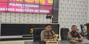 Coffe Morning Bersama Wartawan, Kapolres Merangin : DPO Zulfahmi Terus Kita Cari