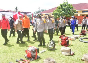 Hadapi Musim Kemarau, Kapolda Jambi Gelar Apel Peralatan Karhutla
