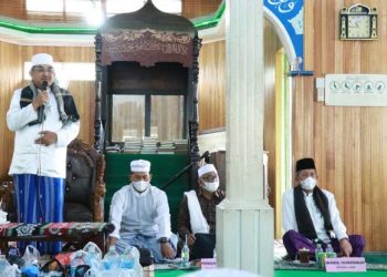 Bupati Anwar Sadat Dampingi Wagub Hadiri Haul Syech Abdul Qodir Al Jailani di Desa Bram Itam