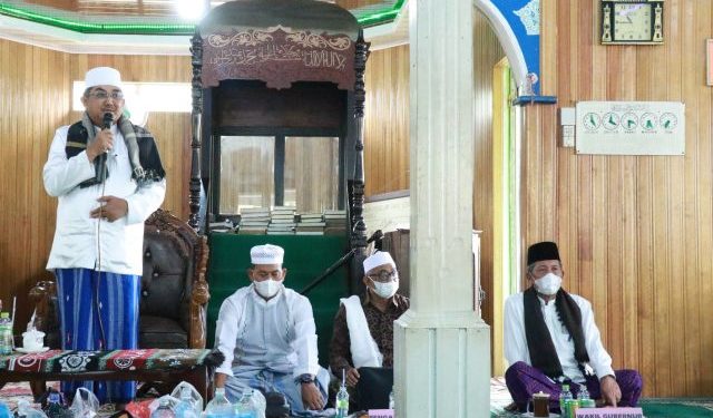 Bupati Anwar Sadat Dampingi Wagub Hadiri Haul Syech Abdul Qodir Al Jailani di Desa Bram Itam