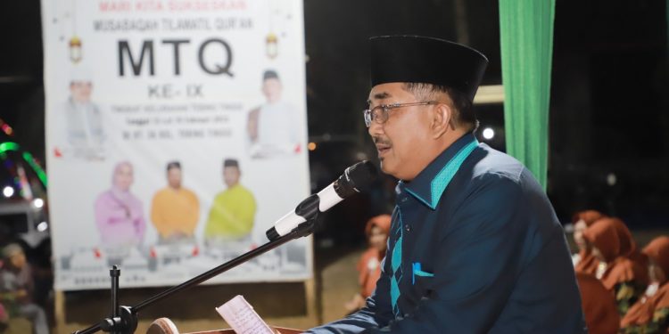 Bupati Tanjab Barat Hadiri Pembukaan MTQ Ke-IX tingkat Kelurahan Tebing Tinggi