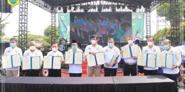Wabup Muaro Jambi Tandatangani MoU Gerakan Sungai Batanghari Bersih