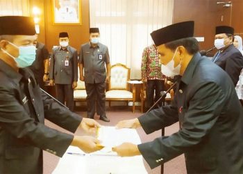 Bupati Merangin Kukuhkan 3 Pejabat Eselon Dua, Salah Satu Kadis Lingkungan Hidup