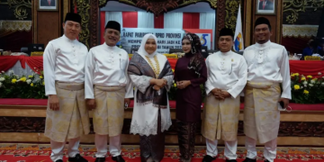 Bupati Masnah Hadiri Rapat Paripurna HUT Provinsi Jambi ke 65