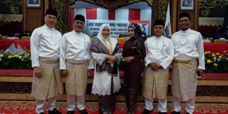 Bupati Masnah Hadiri Rapat Paripurna HUT Provinsi Jambi ke 65