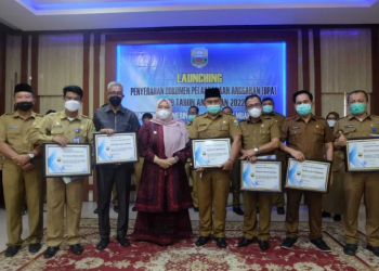 Bupati Masnah Launching Penyeraha DPA