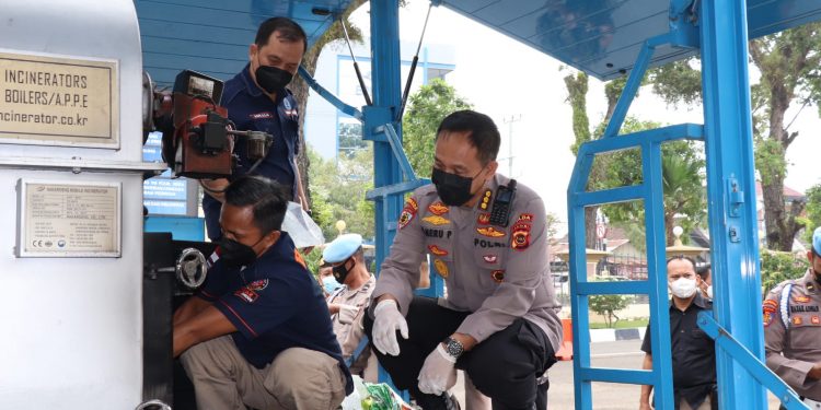 Kapolda Jambi Pimpin Pemusnahan Barang Bukti Shabu Sebanyak 7,7 kg