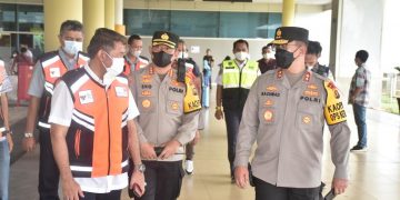 Jelang Lebaran, Kapolda Jambi Pantau Kesiapan Mudik Lebaran 2022 di Terminal Bus Alam Barajo dan Bandara Sultan Thaha Jambi 