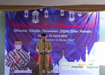 Dirjen Bina Pemdes Kemendagri  Hadiri Bazar Ramadhan 1443 H  