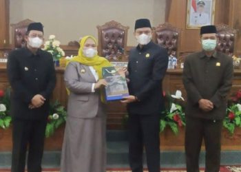 DPRD Muaro Jambi Gelar Rapat Paripurna Penyampaian LKPJ Tahun 2021
