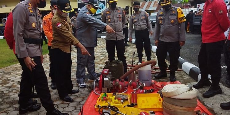 Antisipasi Karhutla, Pemda Merangin Gelar Apel Kesiapsiagaan