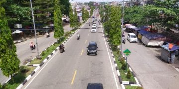 H+2 Lebaran, Kendaraan Roda Dua dan Empat Mulai Rame Melintas di Jalan Lintas Sumatera Kota Bangko