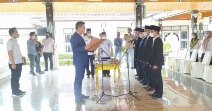 Bupati Fadhil Arief Lantik 4 ASN di Lingkup Pemkab Batanghari