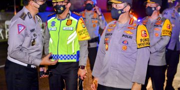 Kapolri Tinjau Langsung Tol Cikampek, Pastikan One Way-Contraflow Berjalan Lancar