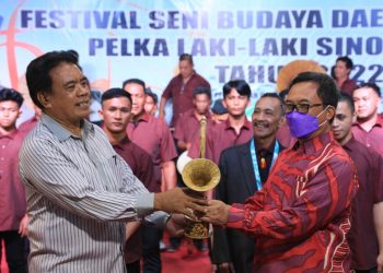 Dirjen Bina Pemdes Hadiri Festival Budaya Musik Bambu, Kepulauan Sangihe