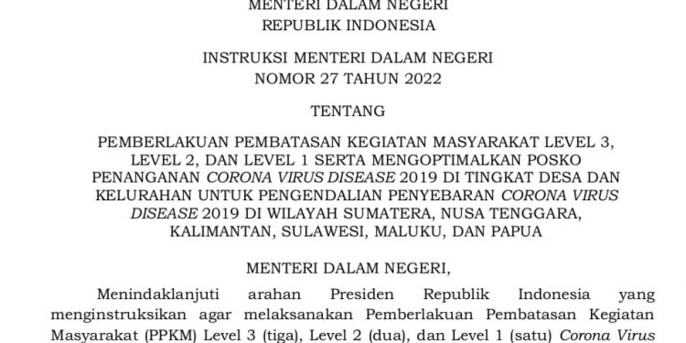 PPKM diperpanjang, Kabupaten Merangin Berstatus Level 2, Kota Jambi dan Kota Sungai Penuh Level 1