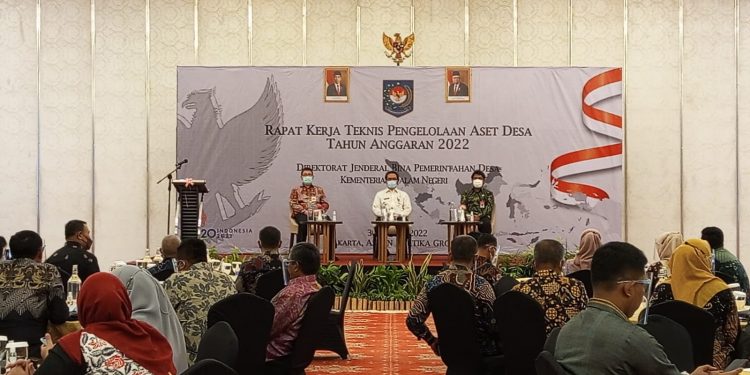 Ditjen Bina Pemdes Kemendagri Gelar Rapat Kerja Teknis Pengelolaan Aset Desa Tahun 2022