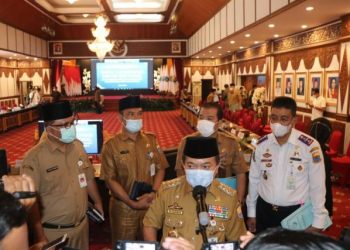 Menyambut Lebaran, Gubernur Al Haris Adakan Rapat Forkopimda 
