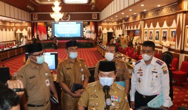 Menyambut Lebaran, Gubernur Al Haris Adakan Rapat Forkopimda 