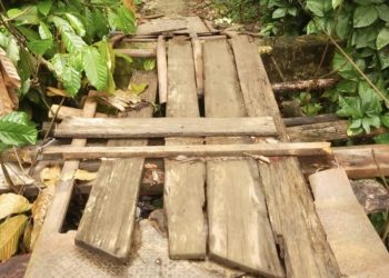 Jembatan Gantung Desa Sungai Ulak Kecamatan Nalo Tantan Yang Rusak Akan Segera Diperbaiki
