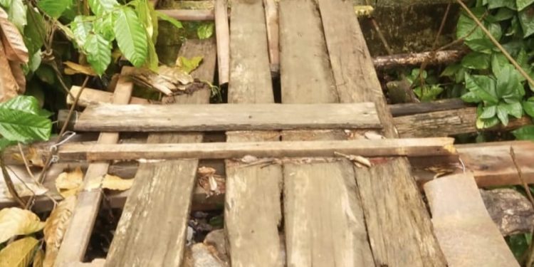 Jembatan Gantung Desa Sungai Ulak Kecamatan Nalo Tantan Yang Rusak Akan Segera Diperbaiki