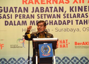 Hadiri Rakernas ASDEKSI XII, Sekjen Kemendagri Ungkap Tiga Kunci Sukses Kepemimpinan