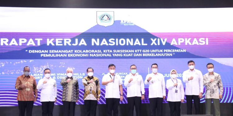 Buka Rakernas APKASI Ke-14, Mendagri Minta Daerah Percepat Realisasi APBD dan Permudah Investasi