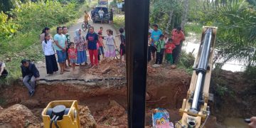 Dana Terbatas, Dinas PUPR Merangin Prioritaskan Perbaikan Jalan Di Desa Yang Rusak