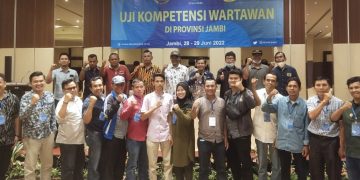 PWI Provinsi Jambi Gelar UKW, 14 Peserta Dinyatakan Berkompeten