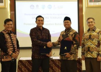 Penandatanganan Kesepakatan Bersama UT dengan Pemkab Batanghari