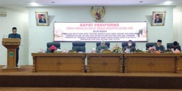 Wakil Bupati Bakhtiar Menghadiri Paripurna DPRD Batanghari