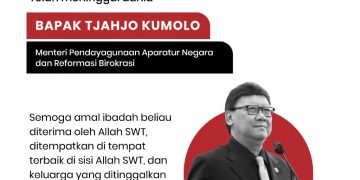 Menteri PANRB Tjahjo Kumolo Tutup Usia Akan Dimakamkan di Taman Makam Pahlawan Kalibata