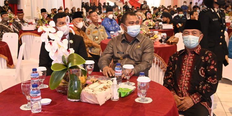 Bupati Merangin Hadiri Syukuran HUT Bhayangkara Ke-76 