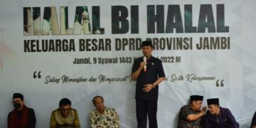 Idul Fitri 1443 H, DPRD Provinsi Jambi Gelar Halal bi Halal