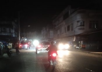 Tidak Ada Hujan dan Tidak Ada Angin, Lampu PLN di Pasar Bawah Bangko Padam Mendadak 