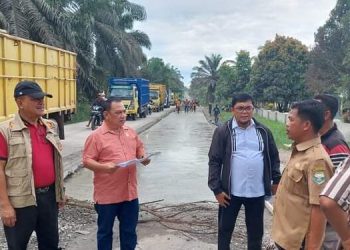 Komisi III DPRD Provinsi Jambi Tinjau Pembangunan Jalan Tempino-Muara Bulian