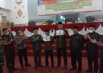 Bupati H Mashuri Respon Kedua Calon Wakilnya.Terpenting Bisa Bekerjasama Dalam Membangun Merangin