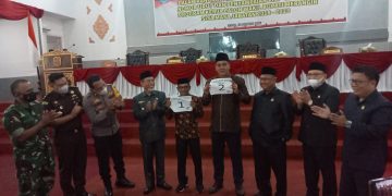 Pencabutan Nomor Urut Calon Wakil Bupati Merangin Antar Waktu Berjalan Tertib, Ini Nomor Urut Keduanya