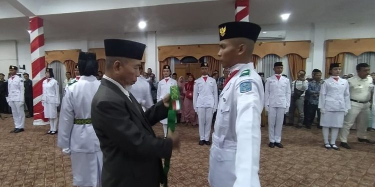 Bupati Merangin Kukuhkan Paskibraka 2022 